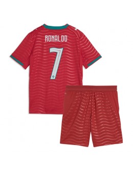 Portugal Cristiano Ronaldo #7 Replika Hemmakläder Barn VM 2026 Kortärmad (+ byxor)